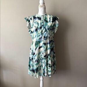 NWT/MARIE OLIVER | neelie Dress color turk tie dye size s mini Dress